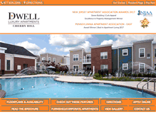 Tablet Screenshot of dwellcherryhill.com